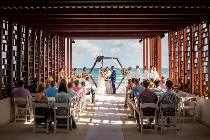 Wedding ceremony at Dreams Jade in the Riviera Maya