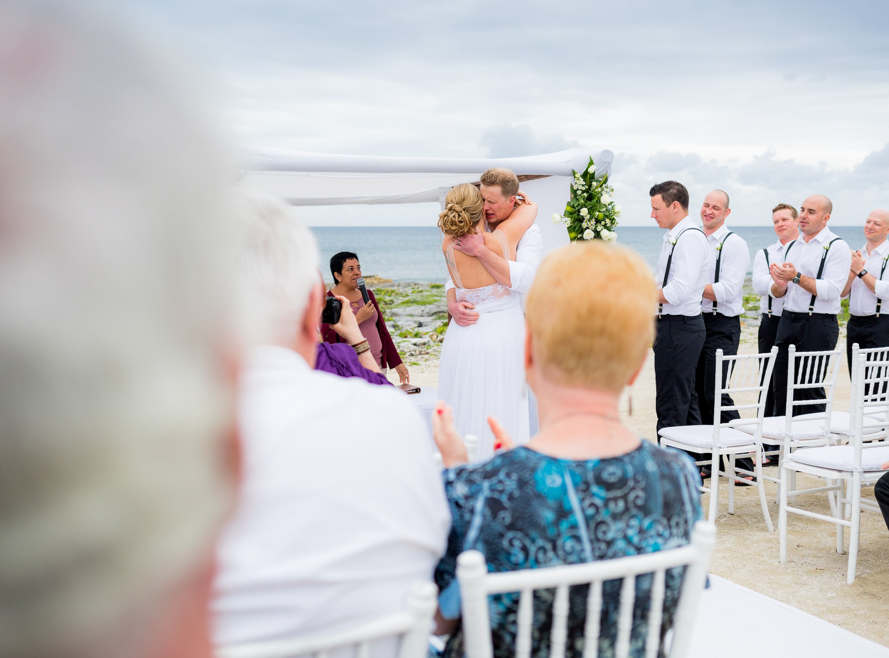 Beautiful Couple at Riviera Maya Wedding Photography