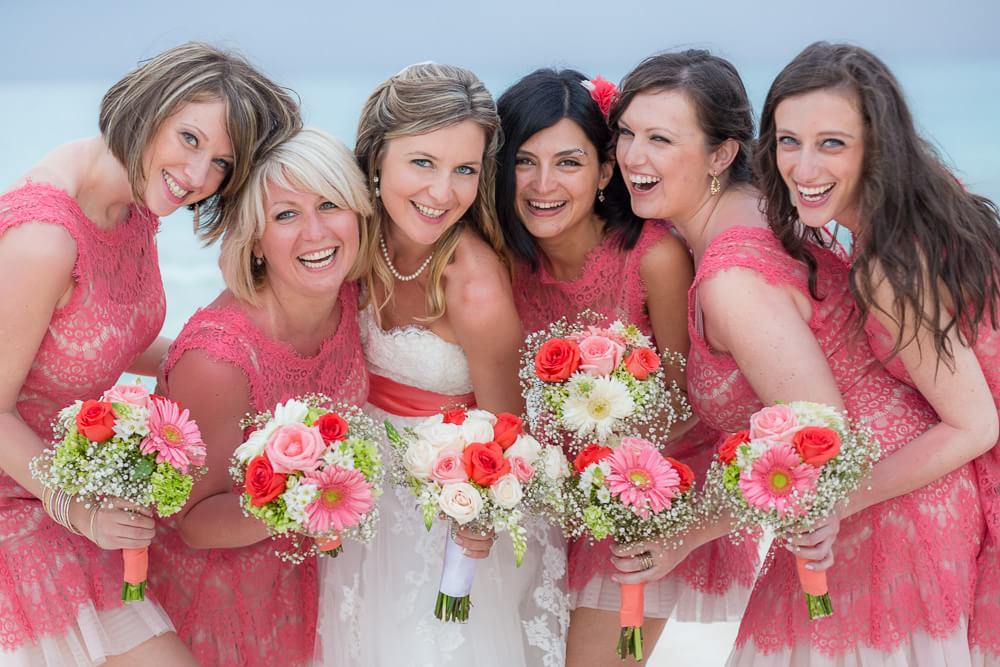 Bridesmaids at Iberostar wedding