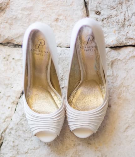 Great shoe's detail at Destination Beach Wedding at Iberostar Lindo Mexico