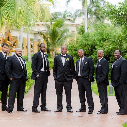 Groomsmen at Iberostar Grand Hotel Paraiso