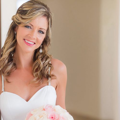 Portrait of bride before wedding