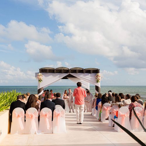 Pergola wedding location at NOW Jade Riviera Cancun