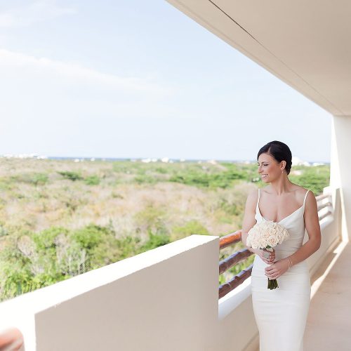 Bride portrait at Secrets Akumal Riviera Maya