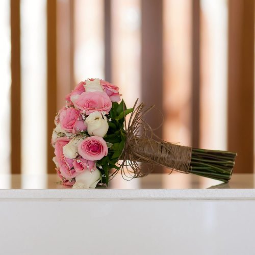 Detail photography of bouquet t Playa del Carmen wedding