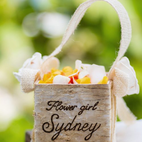 Flower girl basket