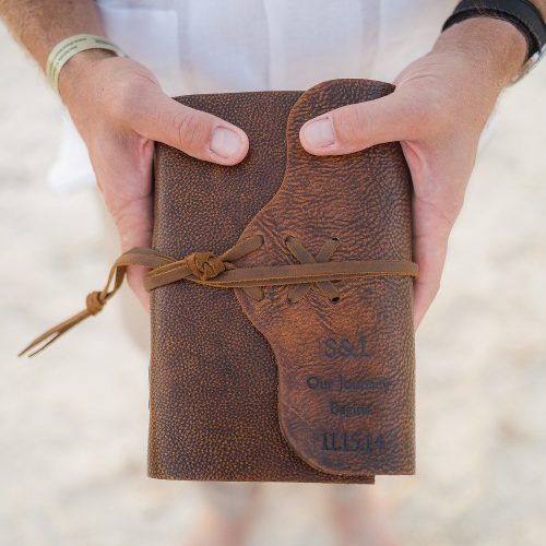bible at wedding in Tulum
