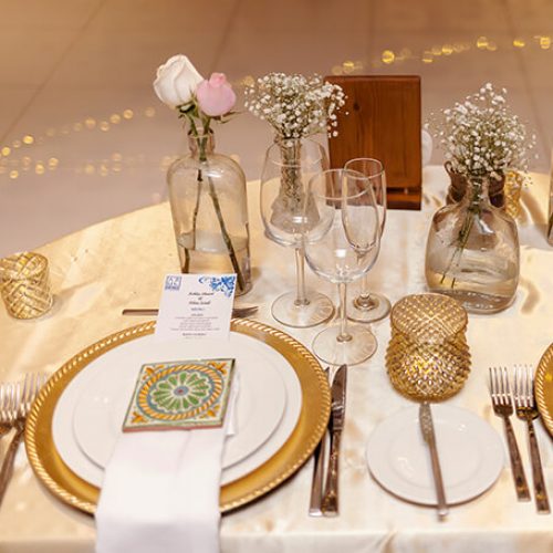 Sweat heart table at Azul Fives Hotel, Riviera Maya