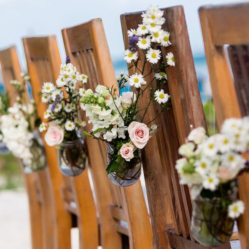 Close up of ceremony at Akiin, Tulum