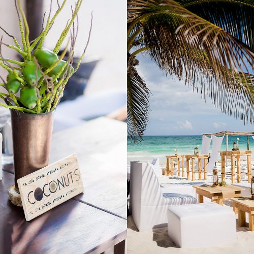 Details at Riviera Maya wedding.