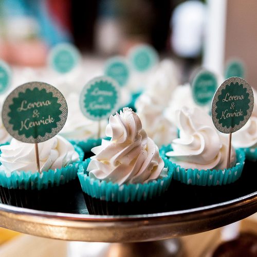Cupcakes at wedding