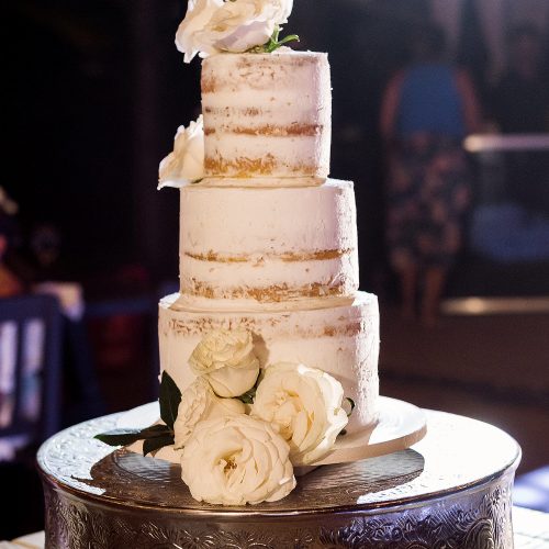 Wedding cake at Punta Venado beach club
