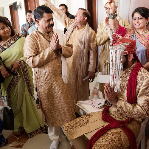 Baraat Indian wedding ceremony for groom