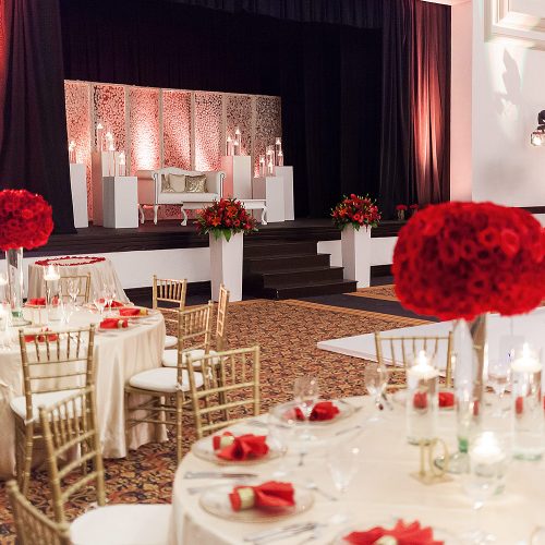Indian wedding reception in Cancun